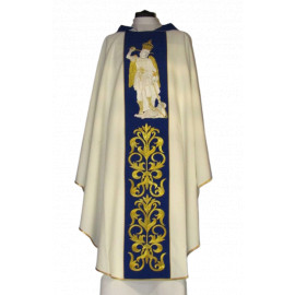 Embroidered chasuble - Michał Archangel from Gargano Mountains