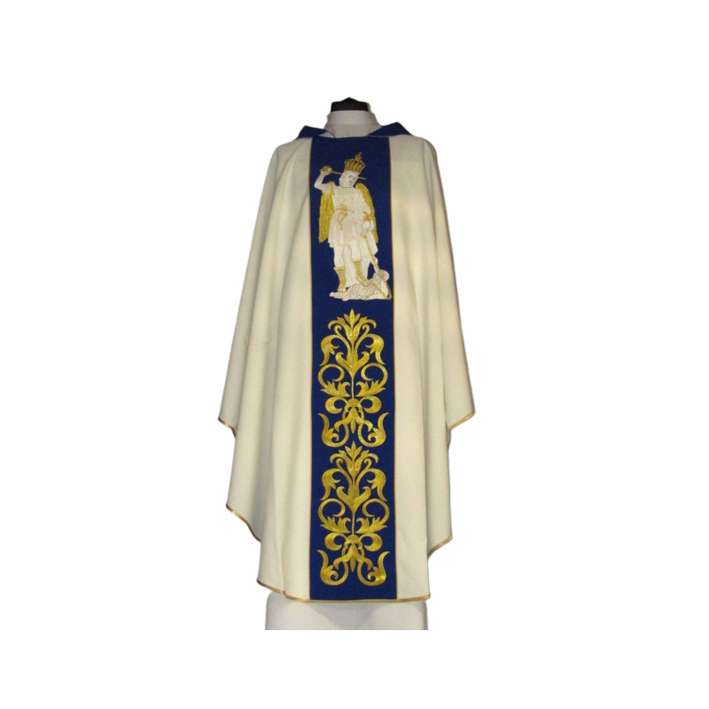 Embroidered chasuble - Michał Archangel from Gargano Mountains - Best Catholic Shop