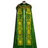 Embroidered cope - IHS green - rosette (1) - Image 1