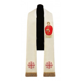 Embroidered stole - Father Jerzy Popiełuszko (40)