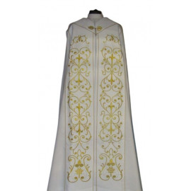 White embroidered cope - ornament (4)