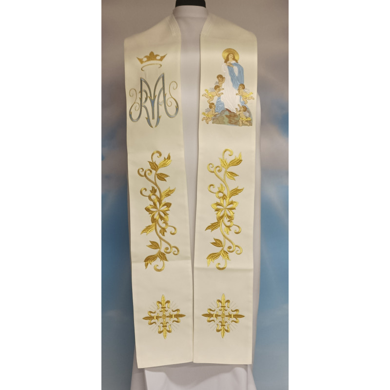 Stole with the image of the Assumption of the Blessed Virgin Mary - Best Catholic Shop