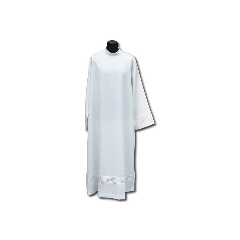 Clergy alb with a satin belt (9) - Best Catholic Shop
