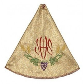 Ciborium Veil - gold color, embroidered (1)