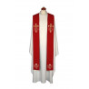 Embroidered stole - liturgical colors, rich embroidery (11) - Image 3