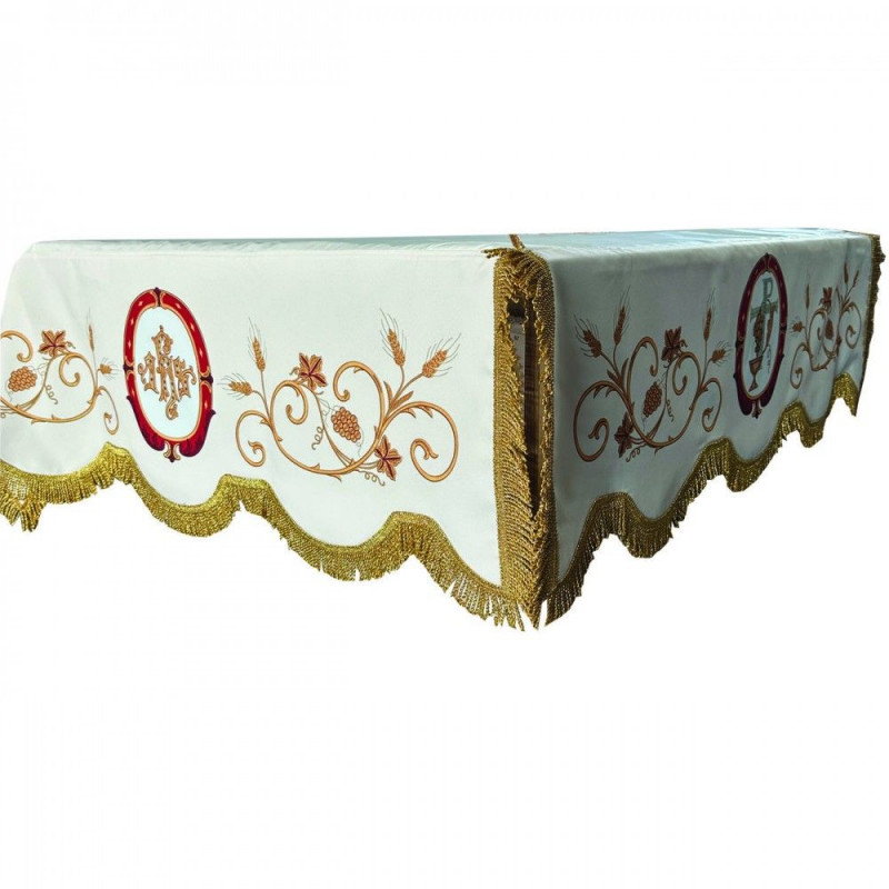 Canopy with liturgical design 140 cm (55.1 inches) x 160 cm (63 inches) (4K) - Best Catholic Shop