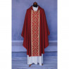 Gothic chasuble red, woven band Cross (171K) - Image 2