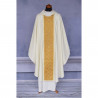 Gothic white chasuble, woven band with Cross (172K) - Image 2