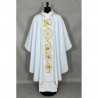 White Gothic chasuble, embroidered, stretch fabric (175K) - Image 2