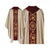 Gothic gold chasuble, embroidered, velvet cincture (177K) - Image 1