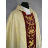 Gothic gold chasuble, embroidered, velvet band (178K) - Image 3