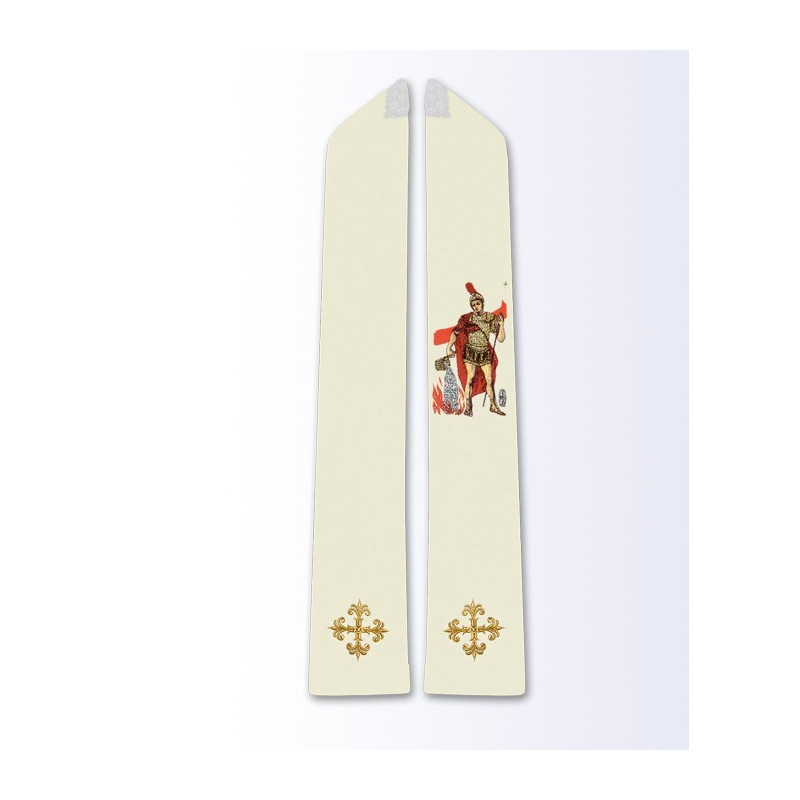 Stole with the image of Saint Florian - Best Catholic Shop