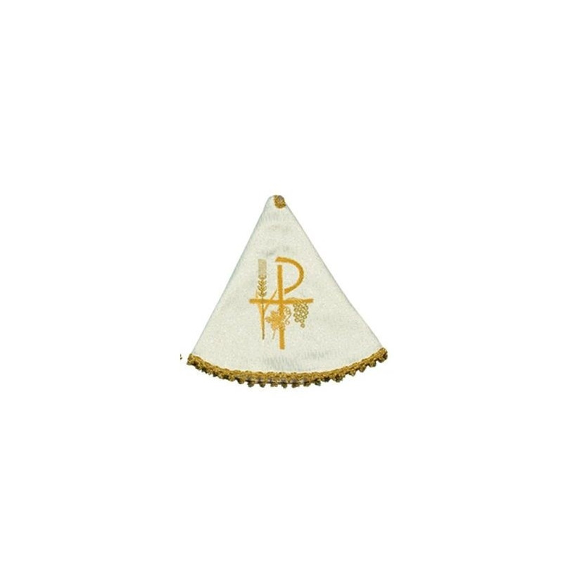 Ciborium Veil - ecru color, embroidered (2) - Best Catholic Shop