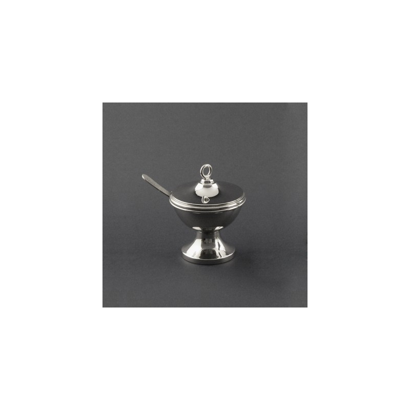 Nickel-plated brass boat-shaped incense boat - Best Catholic Shop