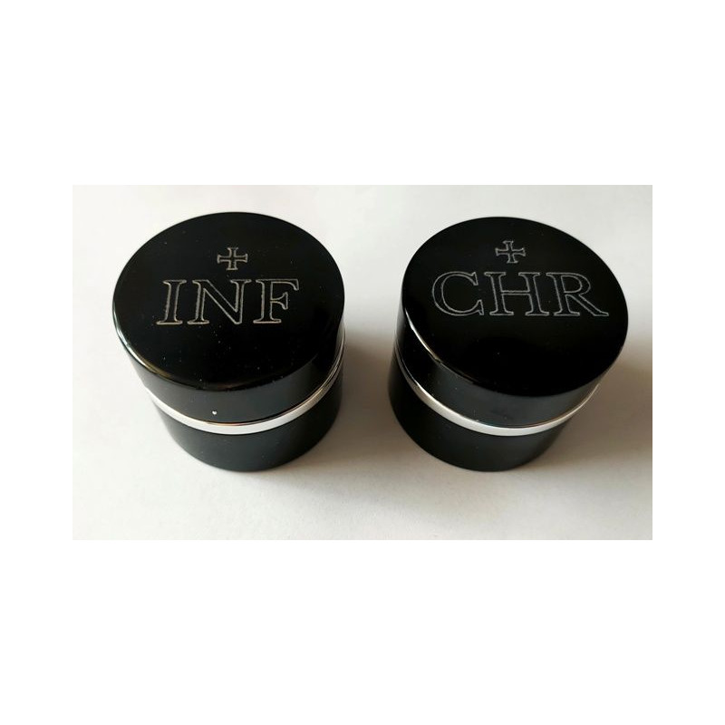 Set of vessels for holy oils - 2 pieces - Best Catholic Shop