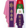 Chasuble with computer-embroidered band (2) - Image 1