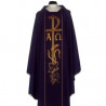 Alpha and Omega chasuble with computer-embroidered belt (10) - Image 1