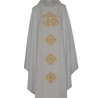 Chasuble IHS with computer-embroidered belt (11) - Image 1