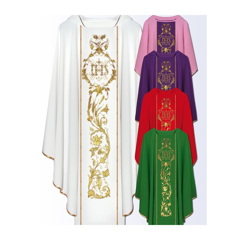 Chasuble with computer-embroidered belt (19) - Best Catholic Shop