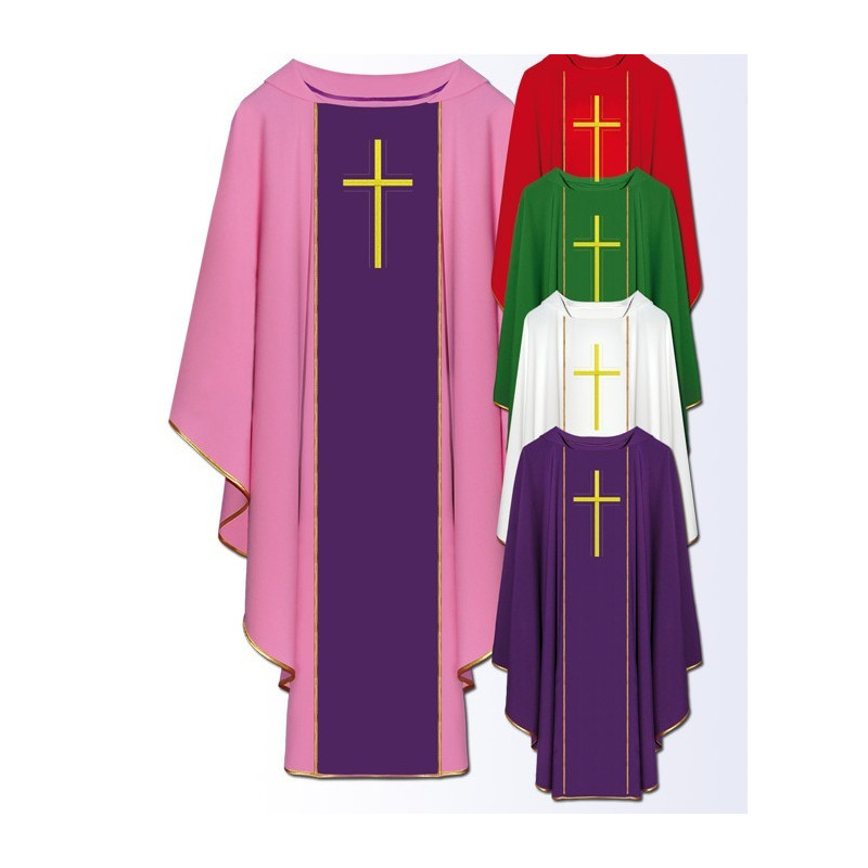 Chasuble with embroidery on the front (41) - Best Catholic Shop