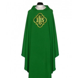 Chasuble with embroidered pattern (IHS-2)