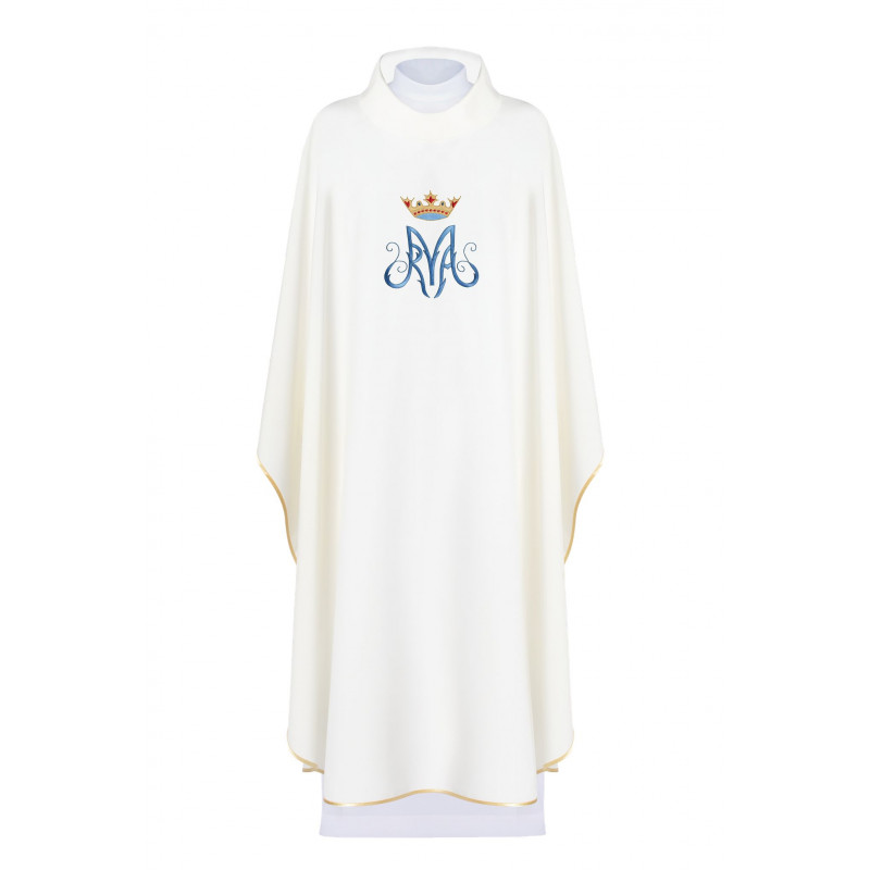 Chasuble marian embroidered (12) - Best Catholic Shop