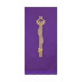 Lectern cover Lent - alpha And omega (2)
