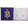 Embroidered chalice linen - violet (24)H - Image 2