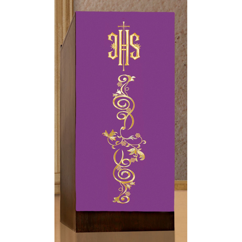 Lectern cover with IHS embroidery (H18) - Best Catholic Shop