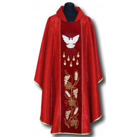 Chasuble of The holy spirit damask – confirmation (09A)