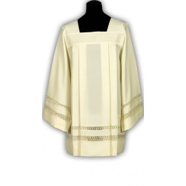 Surplice double insert - ecru