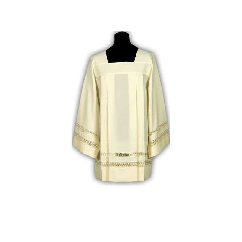 Surplice double insert - ecru - Best Catholic Shop