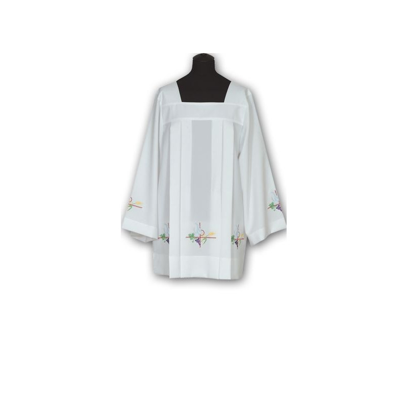 Surplice georgette embroidered (4) - Best Catholic Shop