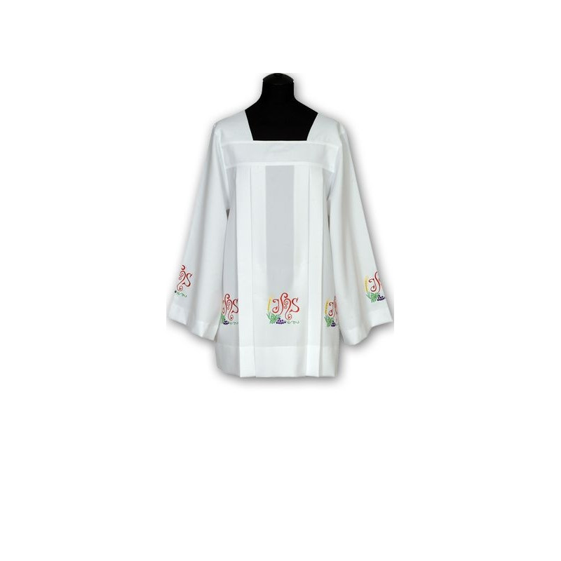 Surplice georgette embroidered (8) - Best Catholic Shop