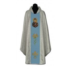 Chasuble embroidered Our Lady Of perpetual Help (1)