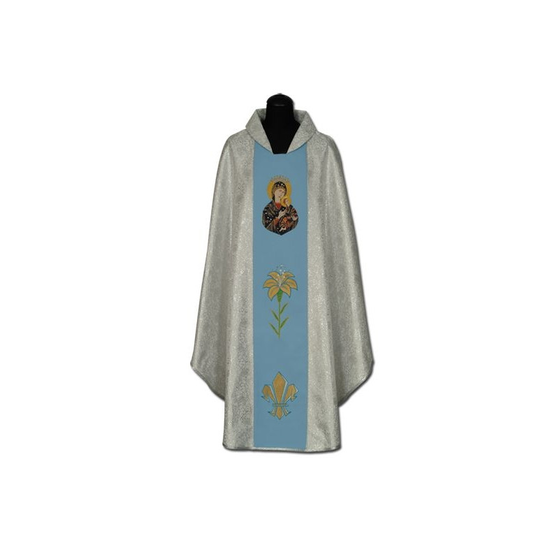 Chasuble embroidered Our Lady Of perpetual Help (1) - Best Catholic Shop