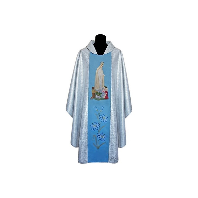 Chasuble embroidered Our Lady of Fatima (1) - Best Catholic Shop