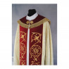 Liturgical cope embroidered IHS (22b) - Image 2