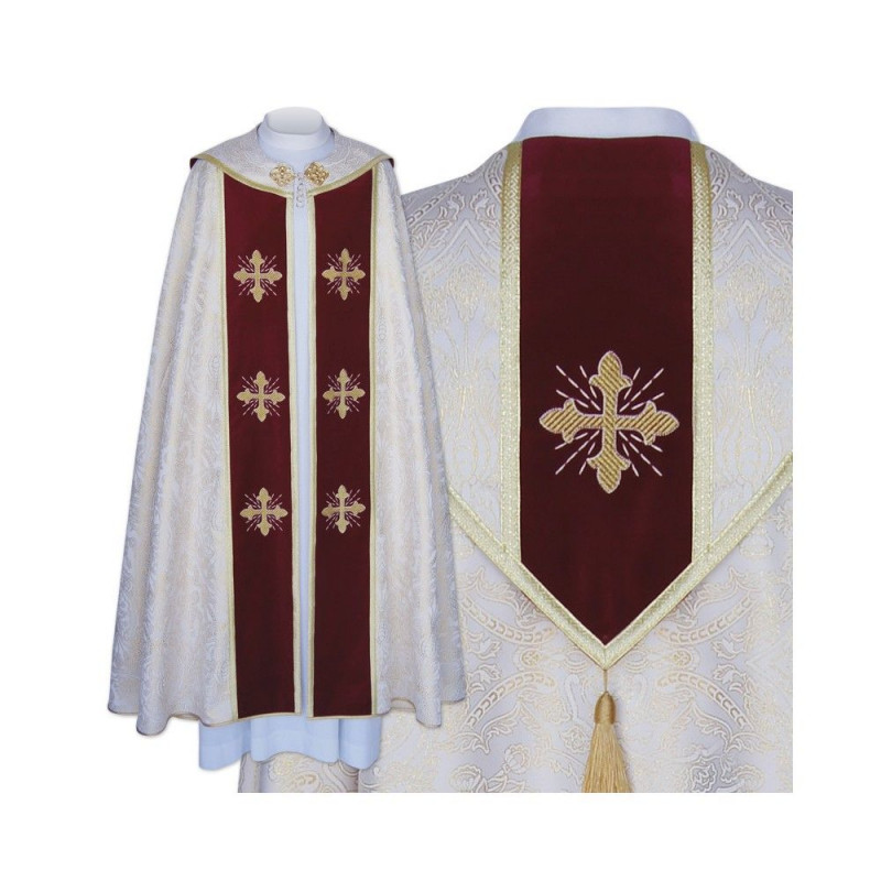 Liturgical cope embroidered (28) - Best Catholic Shop