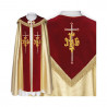 Liturgical cope embroidered IHS (7) - Image 1