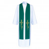Priestly stole cross and wheat - embroidered (5) - Image 2
