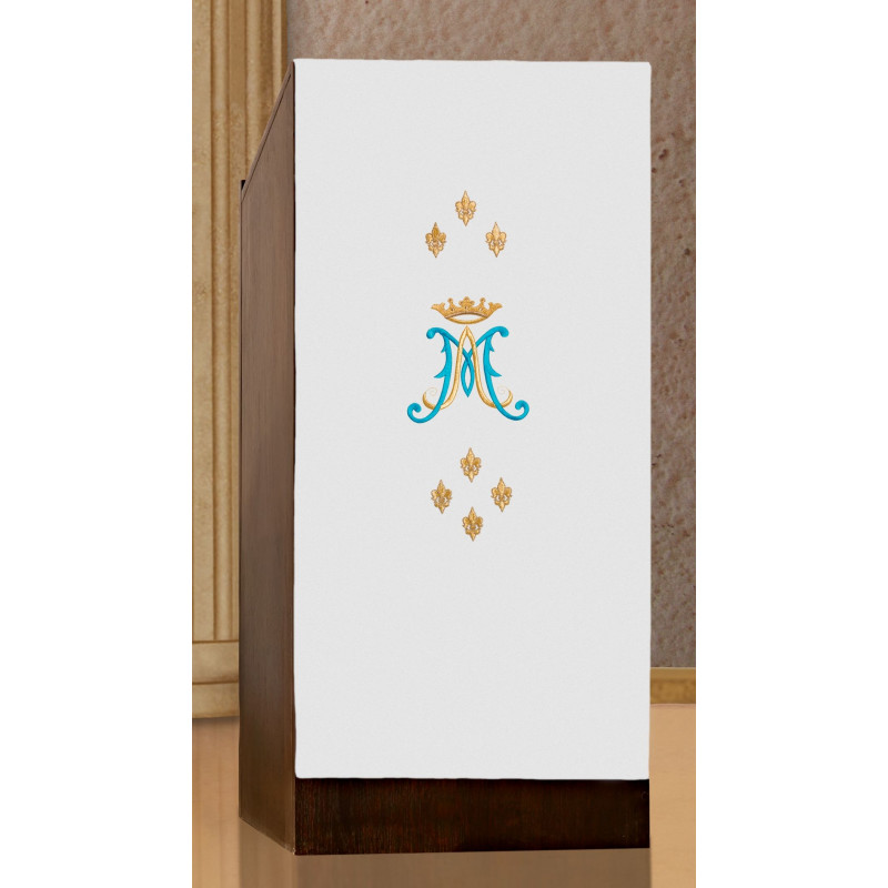 Lectern/embroidered veil for the marian pulpit (H17) - Best Catholic Shop