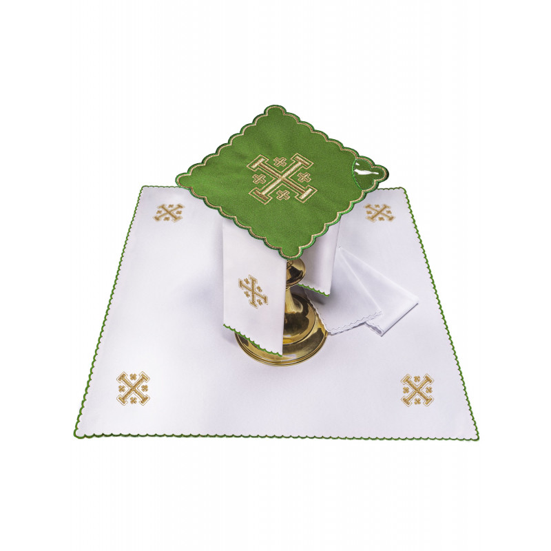 Chalice linen Jerusalem Cross – 18 - Best Catholic Shop