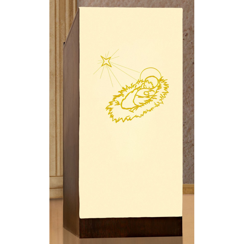 Covering for the ambo Christmas – embroidered lectern Cover (H28) - Best Catholic Shop