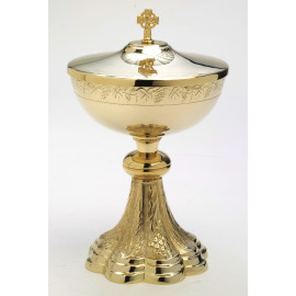 Ciborium gold-plated - 24 cm