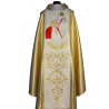 Chasuble with the image Of John paul II And merciful jesus – wide band - Image 1