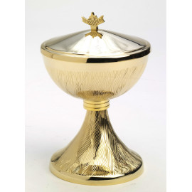 Ciborium gold-plated - 17 cm