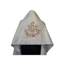 Veil embroidered - brocade fabric (13)