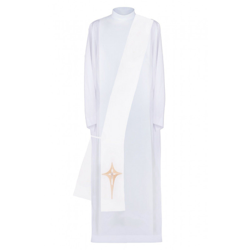 Deacon stole embroidered Cross (7) - Best Catholic Shop
