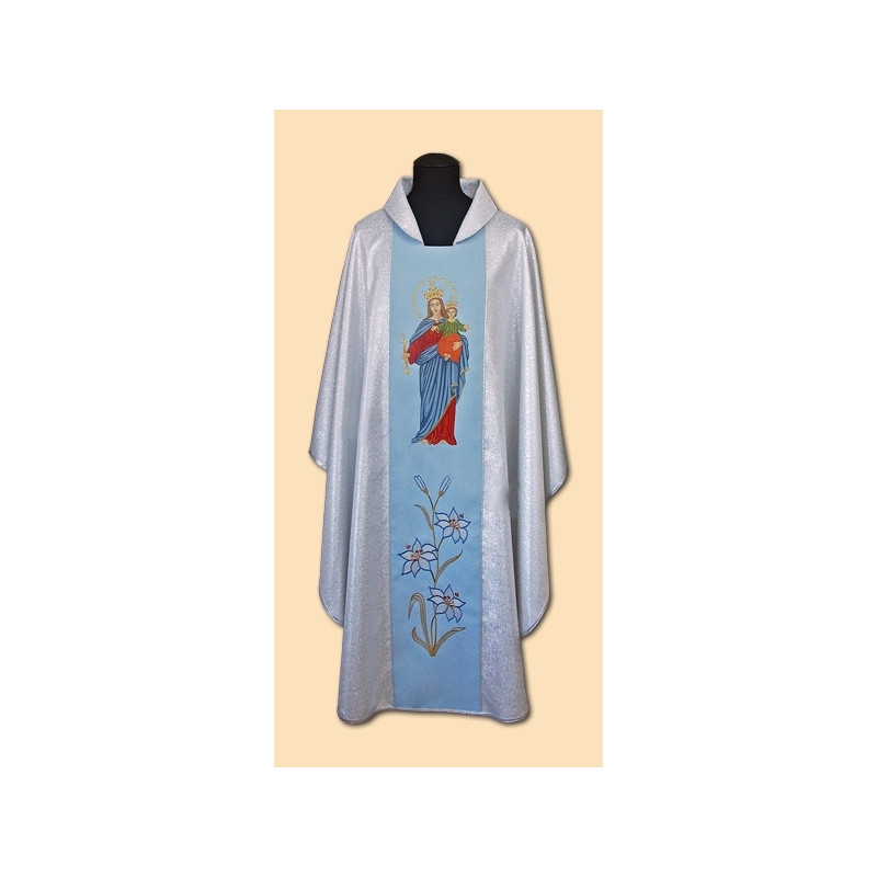 Embroidered chasuble Mother of God (2) - Best Catholic Shop